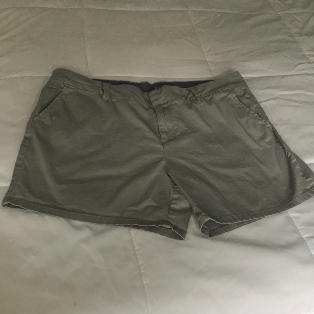 Bass grey shorts.
